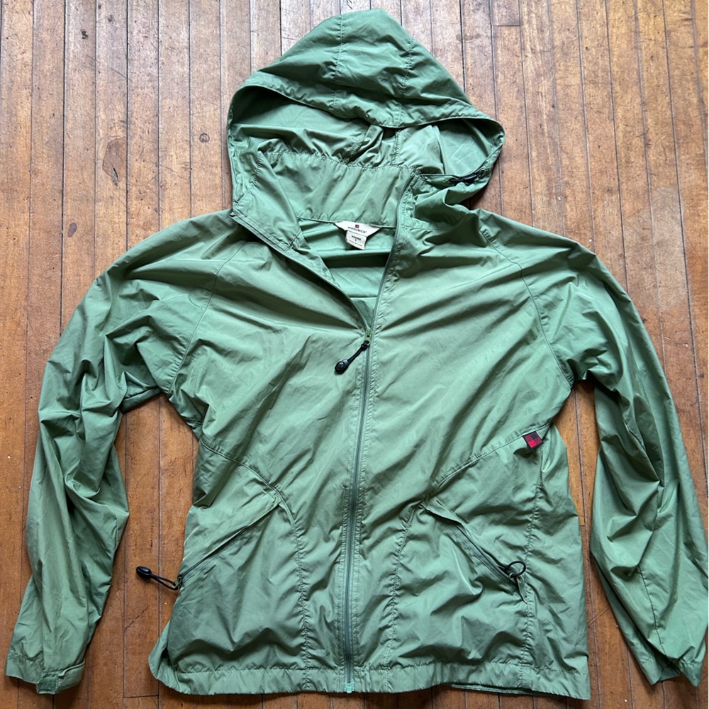 Eucalyptus Woolrich Windbreaker Raincoat with Mini Compass Size S